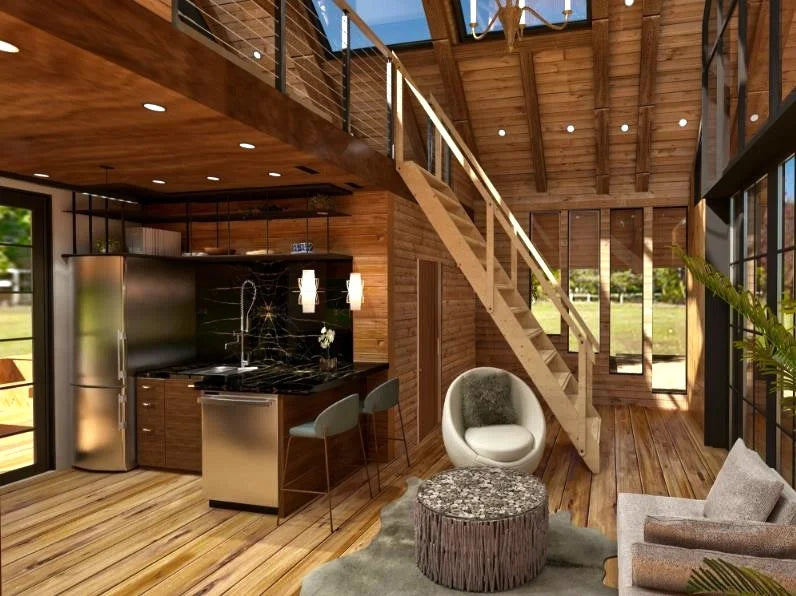 tiny house plan interior view 2