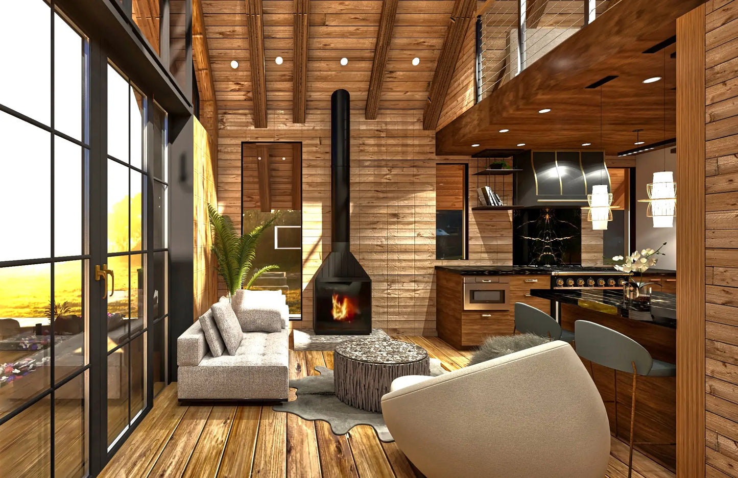 tiny house plan interior view 3